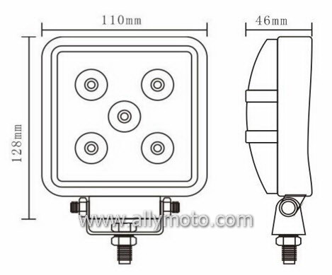 15W LED Driving Light Work Light 1005